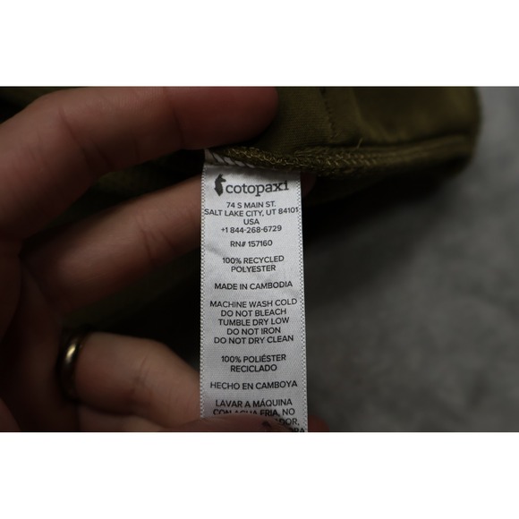 Cotopaxi Sweatshirt Womens Large Brown Abrazo 1/2 Zip Fleece Pullover Recycled - Picture 5 of 10